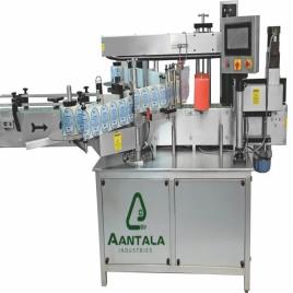 Flat Automatic Double Side Bottle Sticker Labelling Machine, 415V