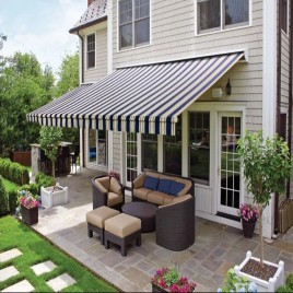 Flat Retractable Window Awnings