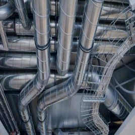 Floor Mounted HVAC Duct System