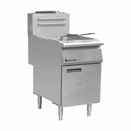 Floor standing Premium 18 litre Single Tank Gas Fryer with 2 baskets & 3 burners
