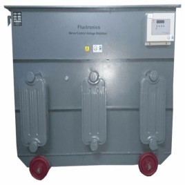 Fluxtronics 98% Three Phase Oil Cooled Servo Stabilizer, For Industrial, 380 V To 400 V