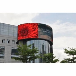 For Advertisement Flexible Outdoor Advertising LED Display Screen, P4 mm
