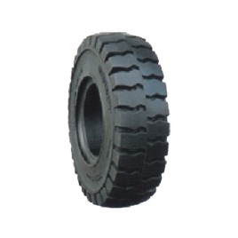 Forklift Black Rubber Tyre, Size: 7 x 12 Inch