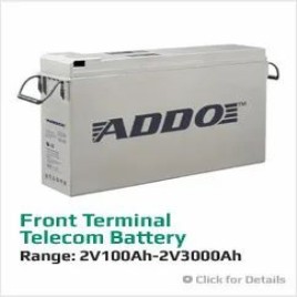 Front Terminal Telecom Battery