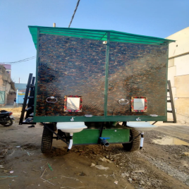 Frp Green 6 Seater Mobile Toilet Van