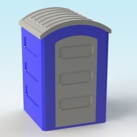 FRP Modular Portable Toilet, No. Of Compartments: 1