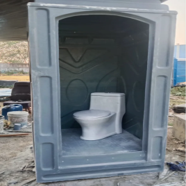 FRP Portable Toilet Cum Bathroom, 3 x 3 x 7 Feet