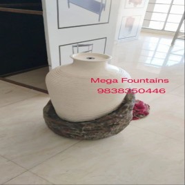 FRP white Fountains Indoor Waterfalls