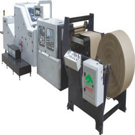 Fully Automatic Paper Bag Making Machine, Capacity: 1000 pcs/hr