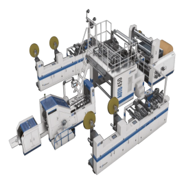 Fully Automatic Roll Fed Square Bottom Paper Bag Making Machine, Capacity: 100-150 Bags/min