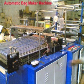 Fully Automatic Side Seal Plastic Bag Making Machine, Capacity: 1000 bags per hour