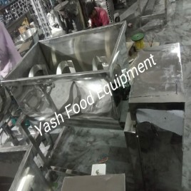 Fully Stainless Steel Ribbon blender Mixer, For Mixing, 2 hp