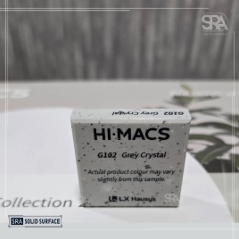 G102 Grey Crystal HIMacs Solid Surface, Thickness: 12 mm