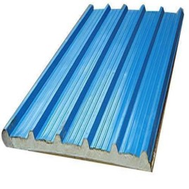 Galvanised Blue 30 - 150 mm PUF Roof Sandwich Panel