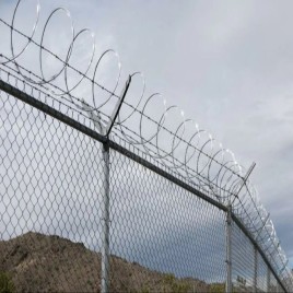 Galvanised Silver GI Chain Link Fencing Service