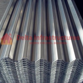 Galvanized Iron Roof Decking Sheets, Thickness: 3 mm
