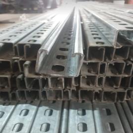 Galvanized Mild Steel Strut Channels, Size: 41 X 21 X 2mm