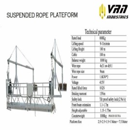 Galvanized Suspended Platform Zlp 800