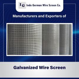 Galvanized Wire Screen, For Industrial