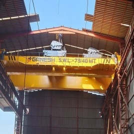 Ganesh Engineering Double Heavy Duty EOT Crane, Max Load Capacity: 30-40 Ton