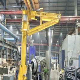 Ganesh Engineering Pillar Mounted Jib Crane, Max Height: 40-60 Feet, Maximum Lifting Capacity: 25-30 Ton