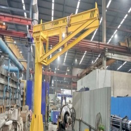 Ganesh Engineering Yellow Pillar Mounted Jib Crane, Max.Lifting Capacity: 0-5 ton
