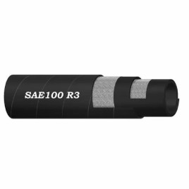 Gaurav Tube SAE 100 R3 Hydraulic Hose Pipe, For Oil, Two Braids