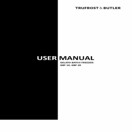 Gelato Batch Freezer (4.7 ltr. Hopper)