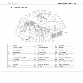 Gelato Batch Freezer (5.4 ltr. Hopper)