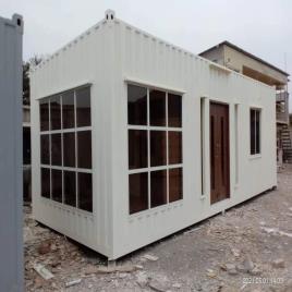 GI Sheet Panel Modular Steel Structure Portable Container, For Office
