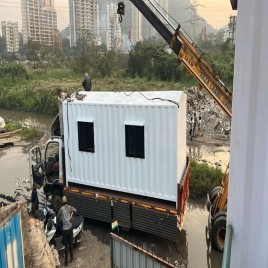 GI Steel M S Febricated Office Cabin