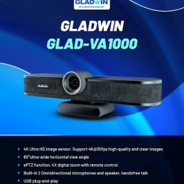 GLAD-VA1000 Portable Conferencing Cam With Mi