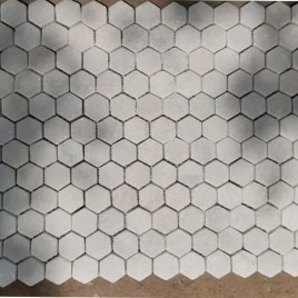 Glass Wall Cladding Marble Mosaic Tile, For Interior