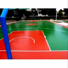 Glossy DUROFLEX PU Basketball Court Flooring, in Pan India