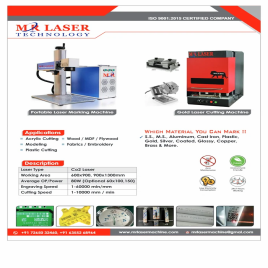 Gold & Silver Laser Engraving & Cutting Machine, 50mm