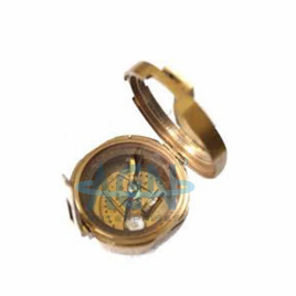 Golden BRUNTON COMPASS (Brass), Packaging Type: Box