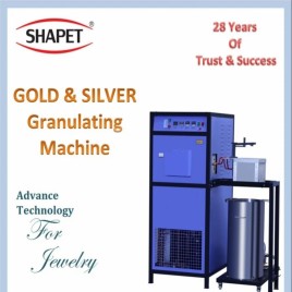 Gold/Silver Granules Induction Inbuilt Chiller, Automation Grade: Automatic