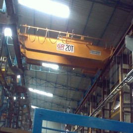GR Box Type Double Girder Eot Crane manufacture Ludhiana, Lifting Speed: 4 -8 Mpm