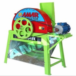 Grass Electric Motor Motorised Chaff Cutter, 1 Hp, 200 Kg/hour