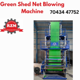 Green Shed Net Blowing Machine, Capacity: Hdpe