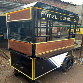 Green Stainless Steel Food Cart / Thaila / Food Cart