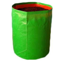 Green/Orange Circular Grow Bag 15x24
