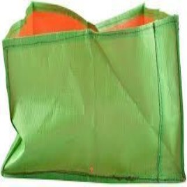 Green/Orange Rectangular Keerai Grow Bag, Size: 24x12x9