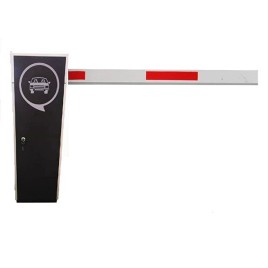 Grey And White Housys Mild Steal Access Boom Barrier