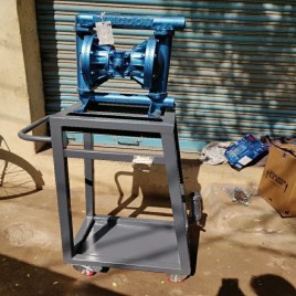 Grey Mild Steel Air Pump Trolley, Loading Capacity: 50-100 kg, Trolley Size: 550 X 400 X 1000 (lxbxh)