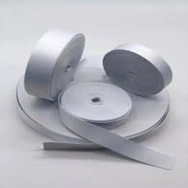 Grey Plain Sublimation Lanyard Dori Roll, 1 inch