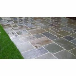 Grey Porcelain Kota Stone Tile Flooring, Size: 600x400 mm