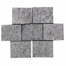 Grey Stone Slab Floor Tile, For Exterior, Size: 2 X 1 Inch