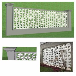 Grey,White Printed ACC M40 GFRP Jali