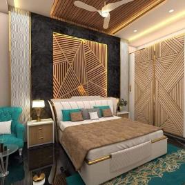 Guest House Interior Design Services Work Provided Wood Work & Furniture